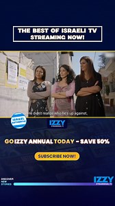 Explore the richness of Israeli culture through films, TV shows, and documentaries. ✅ 1,000 hours of content from Israel – dramas, documentaries, and more. ✅ Enjoy subtitles in English, Spanish, Portuguese, French, and Hebrew. ✅ Join our global community and help Israeli stories reach millions around the world! Don’t miss out on exclusive savings with IZZY’s annual subscription. Subscribe now! | IZZY - Stream Israel