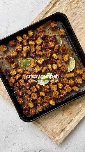 Crispy Tempeh Recipe with Lime, Garlic, and Spices