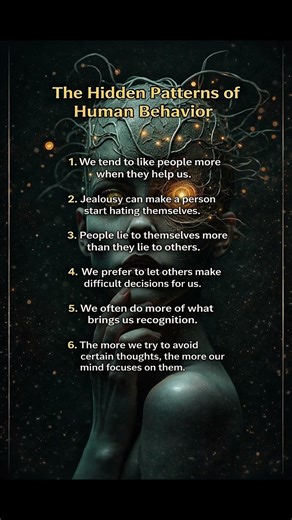 The Hidden Patterns of Human Behavior #humanbehavior #psychologyfacts #mindpatterns #psychology