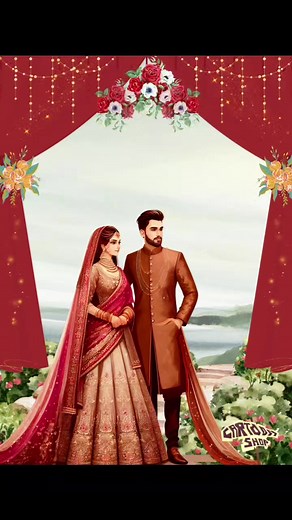 4.2K views · 17 reactions | #weddingdress #bridalmakeup #bridalmakeupartist #weddingplanner #weddingcartoon #weddinginvitations | Cartoon Shop | Facebook