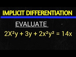 How to solve Implicit Differentiation