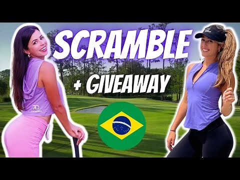 5 Hole Scramble With DRAMATIC GOLFERS | Sabrina Andolpho