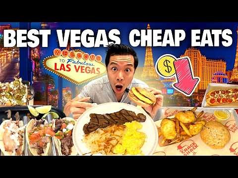 EVERY Cheap Eat We Found in Las Vegas 2025! 35 Best Budget Eats!