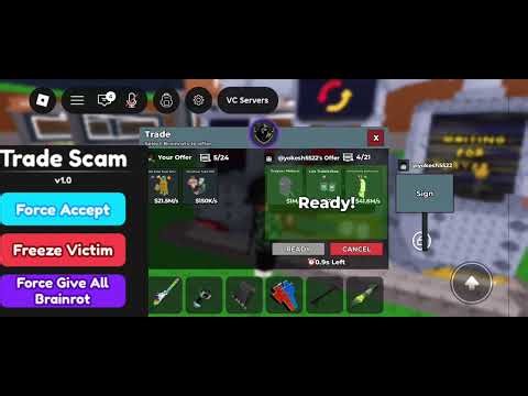 [TUTORIAL] Trade Freeze Script - Steal A Brainrot Script | NOT PATCHED | WORKING | SAFE
