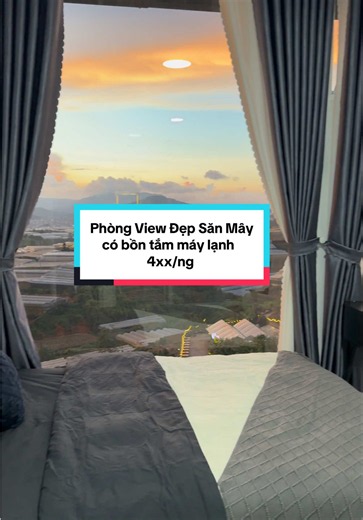 Phòng homestay Đà Lạt view đẹp có bồn tắm, máy lạnh - giá 4xxk
