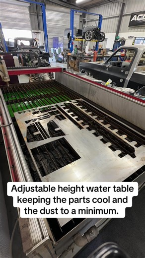 Adjustable Height Water Table for CNC Plasma Tables
