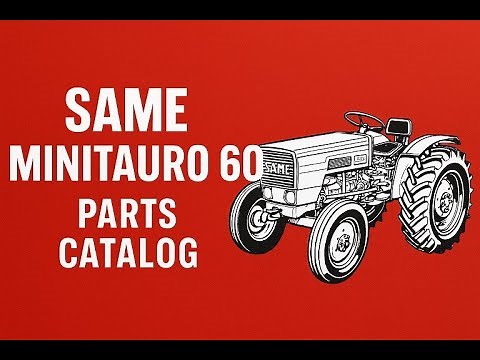 SAME Minitauro 60 – Parts Catalog Preview