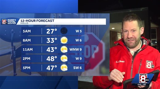 Today's 5AM forecast update