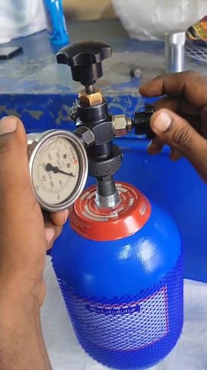 How to Filling Nitrogen Gas In Accumulator (NRTS- Make - Accumulator Charging Kit)