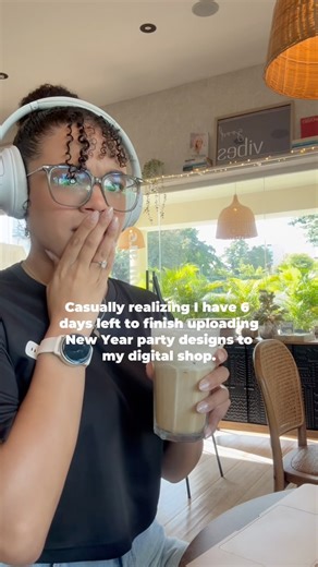 Time to upload New Year party designs #digitalproducts #smallbusiness #newyear