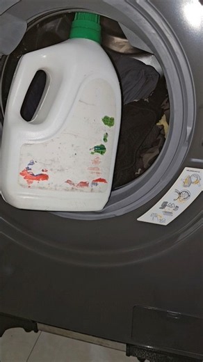 Add bleach to your washing machine... You'll be amazed by the results. #shortvideo