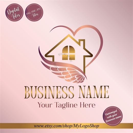 Home Care Logo Design | Senior Care Digital Download | Elderly Care Business Branding | Medical & Caregiver Logo - Etsy