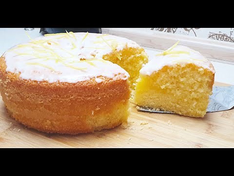 Fluffy lemon cake. Simple, juicy sponge cake. Quick batter with lemon. Lemon Cake