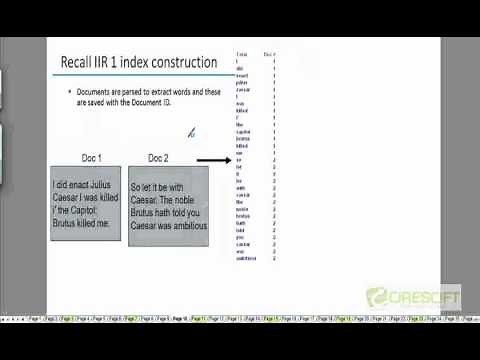 WDM 42: Index Construction Using InMemory Sorting