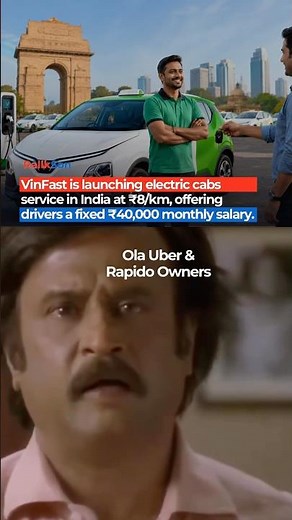 VinFast Green SM Electric Cab Service Launching in India at ₹8/km
