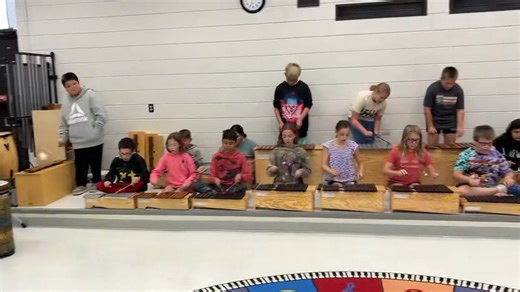 🎶 The 4th and 5th grade musicians completed a music project to review some of the basics of music. They learned a hand drum technique, reviewed barred instruments and mallet technique, reviewed basic rhythms, developed the poem and the song into a form for performance and finally added sound effects. Listen closely for the sound of the wind and the rustling of leaves. 💨 🍂 | New Rockford-Sheyenne Public School