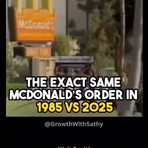 Sathy - Go-To-Market Strategy Expert in UK | The price of a standard McDonald’s meal is a textbook example of how long-term inflation compounds across an entire value chain. In 1985, a... | Instagram