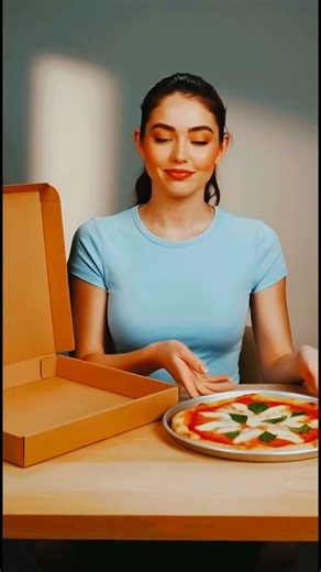 Why is Pizza Round but the Box Square? 🍕📦 #FoodFacts