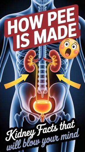 How Your Kidneys Make Urine 😲 The Science Explained! | Urine Formation Process #shorts
