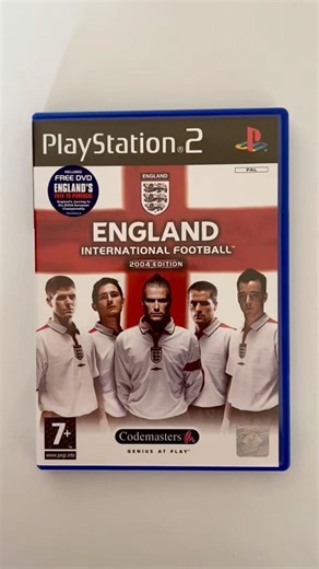 England International Football 2004 ⚽ 🏴󠁧󠁢󠁥󠁮󠁧󠁿 PS2 + Bonus DVD! #shorts