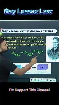 Gay-Lussac's Law of Gaseous Volumes | Chapter 1 Chemistry | Easy Tricks