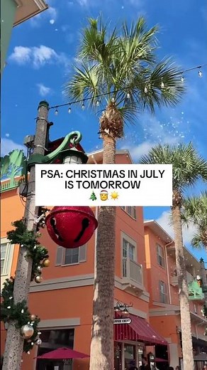 Christmas in July is coming to Celebration, Florida! #visitcelebration #celebrationflorida