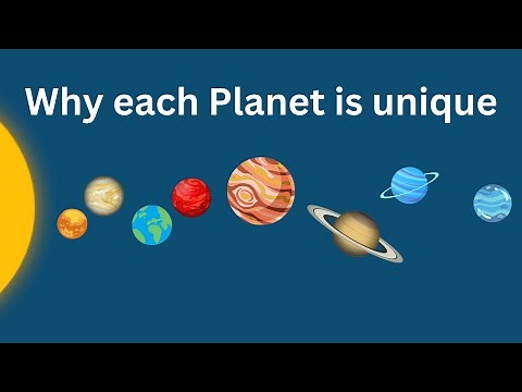 The 8 Planets --- Why each Planet is Unique!!