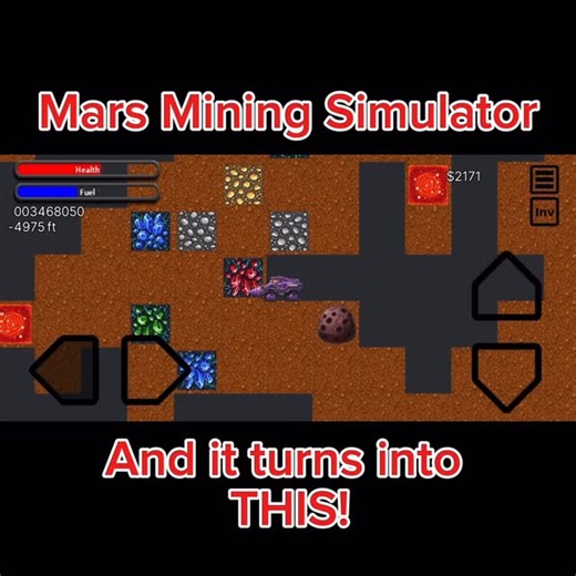 Mars Mining Simulator | iOS Game on Instagram: "It always starts slow ⛏️ Upgrade once… and everything changes. Free Mars mining game on iOS. #iOSGaming #IndieGame #MobileGaming #FreeToPlay #IndieGames"