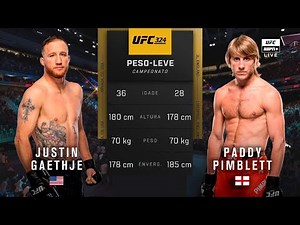 🔴 UFC 324: Justin Gaethje vs Paddy Pimblett | Full Fight & Highlights | Lightweight Title Bout