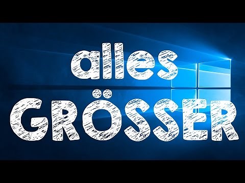 Windows 10 Systemschrift vergrößern - Tutorial Deutsch