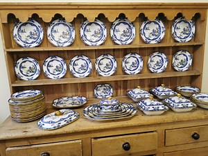 Antique Dinner Service | Copeland Spode's Landscape Pattern