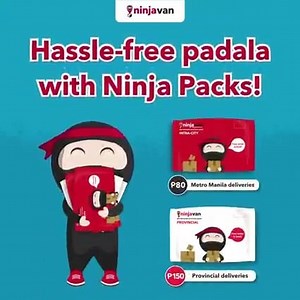 2.9K views · 34 reactions | In 3 easy steps, makakapagpadala ka gamit ang all-you-can fit, unli-weight at easy to use na Ninja Packs! Diba, ang convenient at affordable way to ship your parcels, dahil #BastaNinjaVanKaya! | Ninja Van Philippines | Facebook