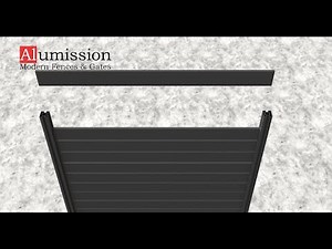 Aluminum Fence Installation Instruction 3D
