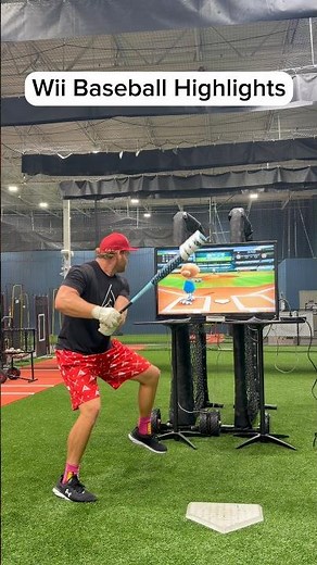 Wii baseball is harder than it looks 🤣