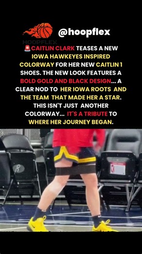 Caitlin Clark Reveals Nike Iowa Hawkeyes-Inspired Caitlin 1 Shoes #wnba #caitlinclark #basketball