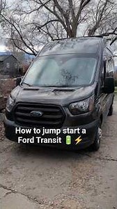 How to Jump Start / charge a Ford Transit Battery