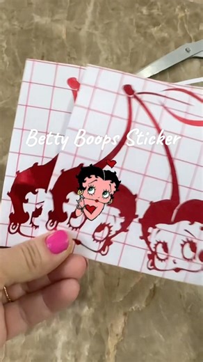 Betty Boob Car Sticker #bumperstickers #cardecals