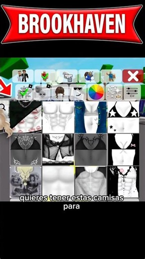 como poner la actualizacionde brookhaven con camisas de pilcheras 🏡 rp #shorts #shortsviral