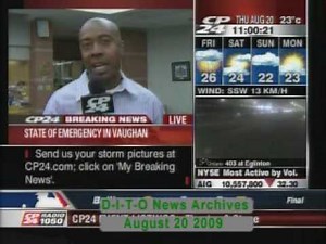 TORNADO IN TORONTO! Coverage by CP24 (CTV NEWS)