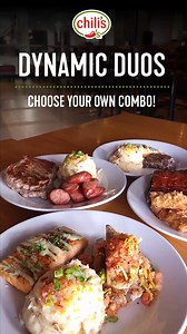 Chili's Dynamic Duos are back! 😎😍 Choose your own Combo! Two protein options 1 Hefty portion of Loaded Mashed Potatoes All add-on sides and protein options are also available for an additional cost. This promo is for dine-in only. Some other conditions may apply. Visit https://www.chilisguam.com/special-promos to check out the menu and prices! #chilis #chilisguam #chilisdynamicduos | Chili's Grill & Bar - Guam
