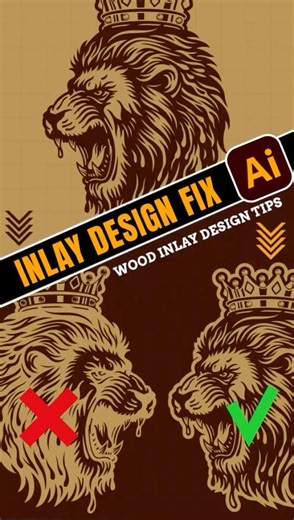 How To Adapt An Inlay Design For Dark Wood | Cutting Board Tips #cuttingboard #woodinlay #boordon
