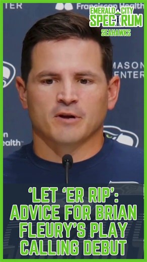 LET 'ER RIP: Mike Macdonald Offers Advice for Seahawks OC Brian Fleury's Play Calling DEBUT