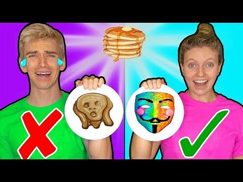 GAME MASTER PANCAKE ART CHALLENGE with GRACE SHARER (CWC Project Zorgo Reveal, Mystery Spy Gadget)