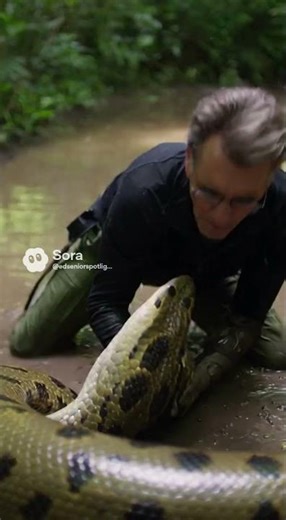 AI Fun with Ed. Wrestling Anaconda. This shows what AI can do.