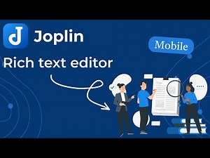 Rich text editor - Joplin mobile