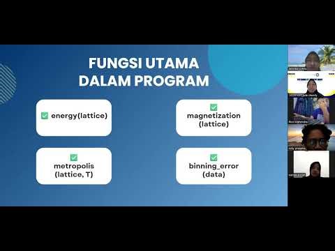 Fisika Komputasi 2 - SIMULASI MODEL ISING 2D MENGGUNAKAN METODE METROPOLIS MONTE CARLO