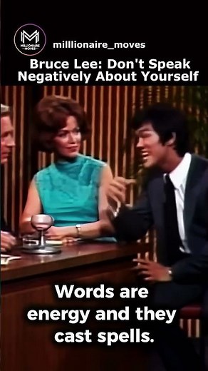 Bruce Lee: Never Speak Negatively About Yourself 🧠🔥 | Life-Changing Mindset