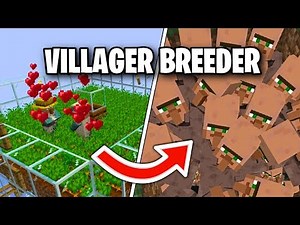 Easy Villager Breeder FARM 1.21+ Minecraft Java