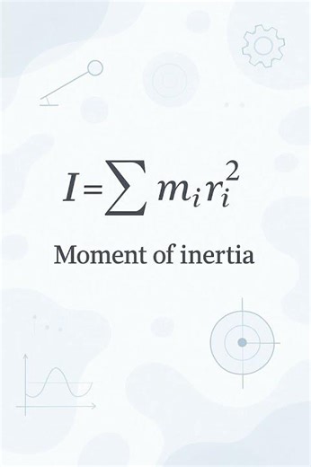 Moment Of Inertia Explained! 🔬 #Shorts