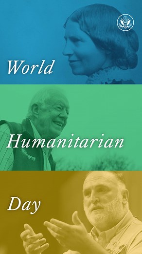 On #WorldHumanitarianDay we honor brave and compassionate humanitarian workers and organizations who aid the world’s most vulnerable. In the face of crises created by conflict, climate disasters, and pandemics, they risk their lives to help others. | U.S. Department of State